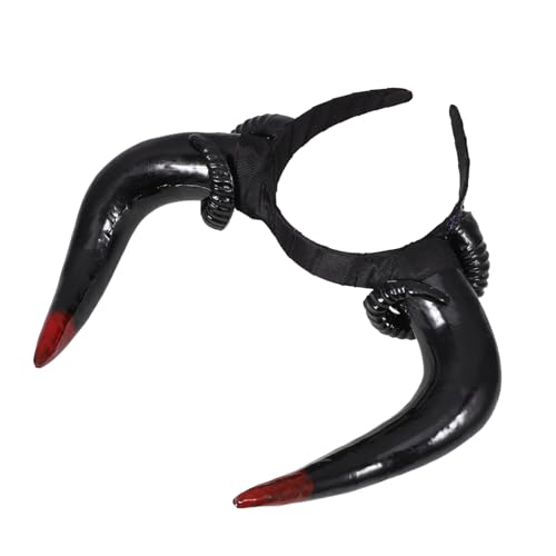 Alipis Halloween Horn Kopfschmuck Teufelshorn Haarreif für Kostüme Lustiges Partyzubehör für Mädchen und Zuverlässig für Unvergessliche Halloween Alipis Halloween Horn Kopfschmuck Teufelshorn Haarreif für Kostüme Lustiges Partyzubehör für Mädchen und Zuverlässig für Unvergessliche Halloween von Alipis