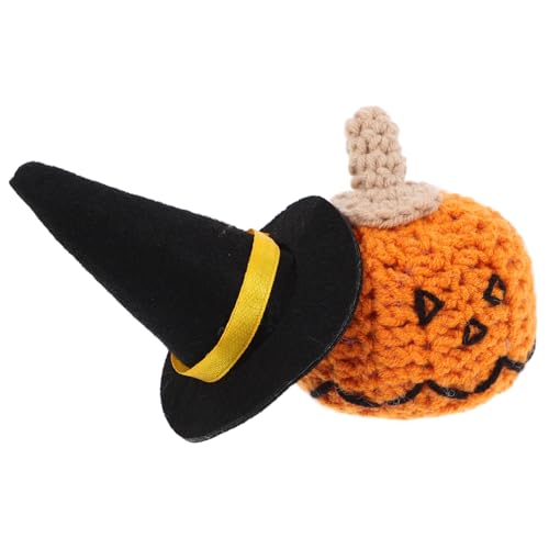 Alipis Halloween Plüsch Kürbis Puppe mit Weiche Miniatur Kürbis Deko für Tisch Halloween Party Supplies Tischdekoration für Zuhause und Büro von Alipis