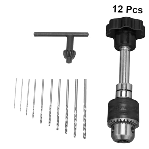 Alipis Handbohrer Handbohrer mit Bohrköpfen Schwarz Kompakt Leichter für Schmuck Holzarbeiten Basteln und Präzisionsbohren Geeignet für DIY und Perlenbohrungen Alipis Handbohrer Handbohrer mit Bohrköpfen Schwarz Kompakt Leichter für Schmuck Holzarbeiten Basteln und Präzisionsbohren Geeignet für DIY und Perlenbohrungen von Alipis
