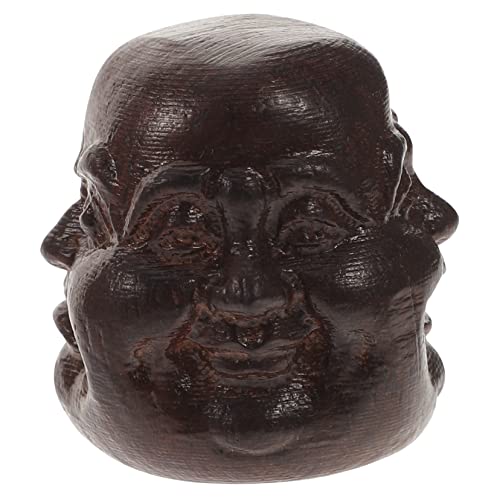 Alipis Handgeschnitzte Buddha Kopf Holzfigur Viergesichtige Holzdekoration Aus Robuste Holzschnitzerei Spirituelles Kunsthandwerk Für Geschenkidee Alipis Handgeschnitzte Buddha Kopf Holzfigur Viergesichtige Holzdekoration Aus Robuste Holzschnitzerei Spirituelles Kunsthandwerk Für Geschenkidee von Alipis