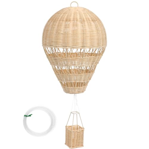Alipis Heißluftballon Aus Rattan: Wandbehang Mit Ballonkunst Fotografie Tischdekoration Fürs Kinderzimmer 29 7 X 25 9 X 8 4 Cm Alipis Heißluftballon Aus Rattan: Wandbehang Mit Ballonkunst Fotografie Tischdekoration Fürs Kinderzimmer 29 7 X 25 9 X 8 4 Cm von Alipis