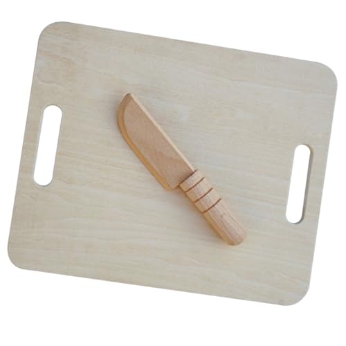 Alipis Holz Küchenspielzeug Teilig Kinderküche DIY Schneidebrett mit Messer Realistisches Lernspielzeug für Jungen und Mädchen Ergonomisches Design Fördert Motorische Fähigkeiten und Alipis Holz Küchenspielzeug Teilig Kinderküche DIY Schneidebrett mit Messer Realistisches Lernspielzeug für Jungen und Mädchen Ergonomisches Design Fördert Motorische Fähigkeiten und von Alipis