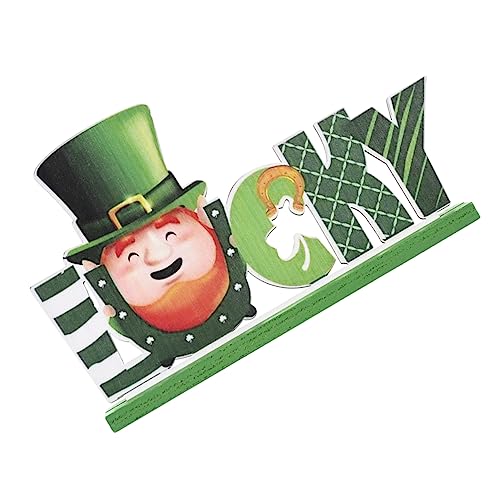 Alipis Holz Tischdeko für Patrick's Day Glückszeichen Lucky Holzdekoration für Festliche Anlässe Stilvoller Tischaufsatz Party für Zuhause Alipis Holz Tischdeko für Patrick's Day Glückszeichen Lucky Holzdekoration für Festliche Anlässe Stilvoller Tischaufsatz Party für Zuhause von Alipis