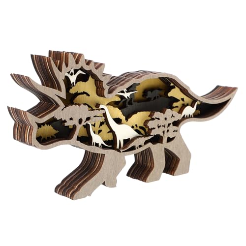 Alipis Charmantes Dinosaurier-Schreibtisch-Ornament Aus Holz Dinosaurier-Spielzeug Einzigartiges Home-Office- Dauerhafte Holzkunst Alipis Charmantes Dinosaurier-Schreibtisch-Ornament Aus Holz Dinosaurier-Spielzeug Einzigartiges Home-Office- Dauerhafte Holzkunst von Alipis