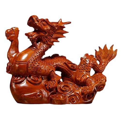 Alipis Drachenstatue Aus Holz Geschnitzt Chinesische Dekorative Drachenfigur Heimornament 12 cm Drachendekor Für Wohnzimmer Alipis Drachenstatue Aus Holz Geschnitzt Chinesische Dekorative Drachenfigur Heimornament 12 cm Drachendekor Für Wohnzimmer von Alipis