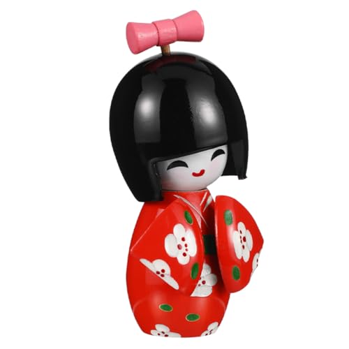 Alipis Japanische Kimono Puppe Holzfigur Handgefertigt Traditionelles Tisch Ornament Dekoration für Zuhause und Restaurant Kulturelles Alipis Japanische Kimono Puppe Holzfigur Handgefertigt Traditionelles Tisch Ornament Dekoration für Zuhause und Restaurant Kulturelles von Alipis