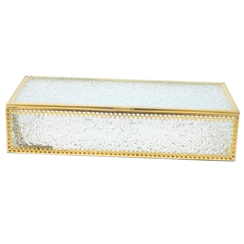 Alipis Kasten Schmuckschatulle Aus Glas Goldene Glasdeckeldose Kartenbox Aus Glas Mit Deckel Goldklare Glasbox Vintage Glasdose Mit Fotobox Aus Goldenem Glas Diamant Schmücken Eisen Alipis Kasten Schmuckschatulle Aus Glas Goldene Glasdeckeldose Kartenbox Aus Glas Mit Deckel Goldklare Glasbox Vintage Glasdose Mit Fotobox Aus Goldenem Glas Diamant Schmücken Eisen von Alipis