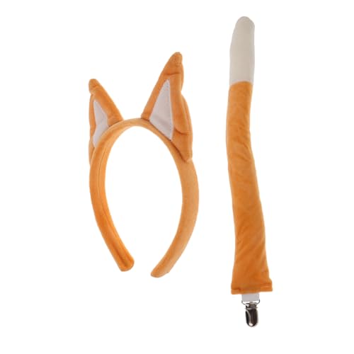 Alipis Kostüm Set mit Schäferhund Ohren und Haarreif für Cosplay und Partys für Halloween Karneval und Festliche Anlässe Alipis Kostüm Set mit Schäferhund Ohren und Haarreif für Cosplay und Partys für Halloween Karneval und Festliche Anlässe von Alipis