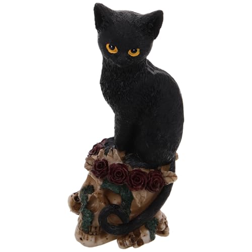 Alipis Halloween- -dekorstatue Mit Katzenkrähe Kompakt Leicht Einzigartige Halloween-Kollektion Alipis Halloween- -dekorstatue Mit Katzenkrähe Kompakt Leicht Einzigartige Halloween-Kollektion von Alipis