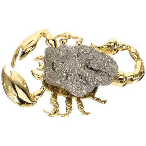 Alipis Kristall Cluster Niedliches Tierornament für Tischdekoration Kreative Wohnaccessoires Geschenkidee für Sammler Goldene Farbvariante Handgefertigt aus Sicherem Material Alipis Kristall Cluster Niedliches Tierornament für Tischdekoration Kreative Wohnaccessoires Geschenkidee für Sammler Goldene Farbvariante Handgefertigt aus Sicherem Material von Alipis