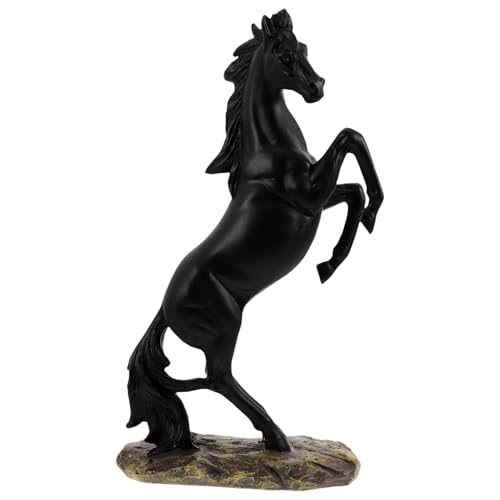 Alipis Kunstharz Pferdestatue Realistische Tischdekoration im Eleganten Europäischen Stil für Wohnzimmer Eingangsbereich Symbol für und Wohlstand von Alipis
