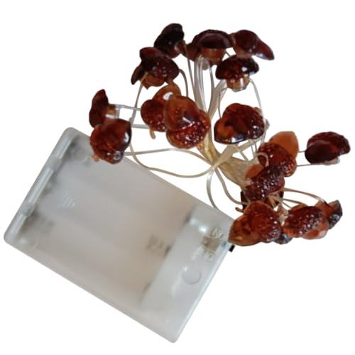 Alipis LED Perlen Lichterkette LED Perlen Batteriebetrieben Herbstgirlande Innen Außen Deko für Erntedankfest Herbstparty Wedding Ambientebeleuchtung von Alipis