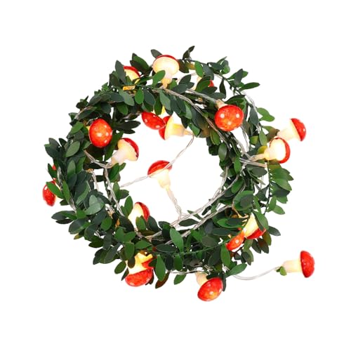 Alipis LED Pilz Lichterkette Leds Party Dekoration mit Grünem Draht Batteriebetrieben Langlebig und Einzigartig für Garten Wohnzimmer Feierlichkeiten und Romantische Anlässe Alipis LED Pilz Lichterkette Leds Party Dekoration mit Grünem Draht Batteriebetrieben Langlebig und Einzigartig für Garten Wohnzimmer Feierlichkeiten und Romantische Anlässe von Alipis