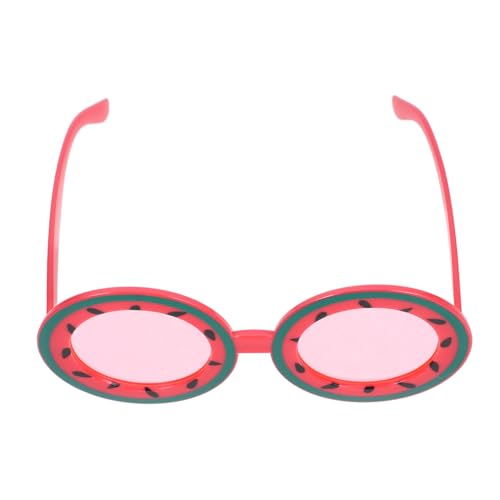 Alipis Lustige Hawaii Wassermelonen Sonnenbrille Dekorative Partybrille mit Frucht motiv Robustes Zubehör für Karneval Fasching Strand Themenpartys von Alipis