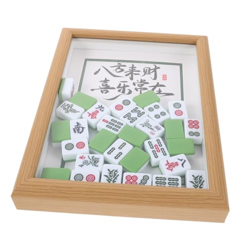 Alipis Mahjong Bilderrahmen Holz Shadow Box Traditioneller Chinesischer Fotohalter DIY Bastelset für Büro Tischdekoration Alipis Mahjong Bilderrahmen Holz Shadow Box Traditioneller Chinesischer Fotohalter DIY Bastelset für Büro Tischdekoration von Alipis