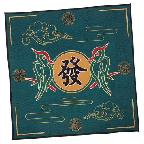 Alipis Mahjong Tischdecke rutschfeste und Geräuschreduzierende Spielmatte Dekorative Tischauflage für Mahjong Poker und Brettspiele Langlebig und Leicht zu Reinigen von Alipis