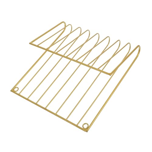 Alipis Metall Wand Magazinhalter Goldfarben Wandmontierter Zeitschriften und Aktenhalter aus Robustem Platzsparendes Aufbewahrungsregal für Büro Zuhause und Eingangsbereich Alipis Metall Wand Magazinhalter Goldfarben Wandmontierter Zeitschriften und Aktenhalter aus Robustem Platzsparendes Aufbewahrungsregal für Büro Zuhause und Eingangsbereich von Alipis