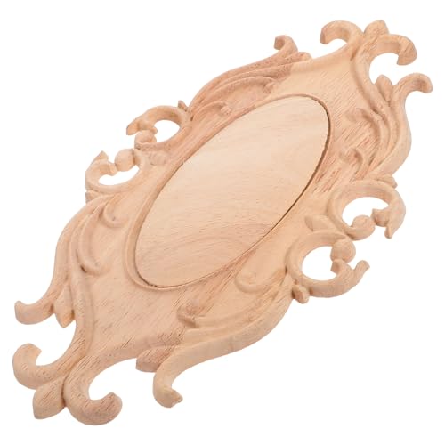 Alipis Möbel liefert Und Dekoration Ornamente groß rustikal DIY-Material Applikationen aus Holz schicke Holzapplikation Holz geschnitzte Onlays Hausbedarf hölzern von Alipis