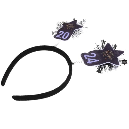 Alipis Neujahrs Stirnband mit Glitzerstern Festlicher Haarschmuck für Partys Kreative Geschenkidee für Männer und Frauen Bringt und Festliche Jede Feier Alipis Neujahrs Stirnband mit Glitzerstern Festlicher Haarschmuck für Partys Kreative Geschenkidee für Männer und Frauen Bringt und Festliche Jede Feier von Alipis