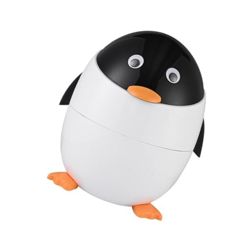 Alipis Niedlicher Pinguin Mülleimer mit Deckel Kleiner Abfalleimer für Kinderzimmer Wohnzimmer und Küche Praktischer und Stylischer Müllbehälter mit Großem Fassungsvermögen Alipis Niedlicher Pinguin Mülleimer mit Deckel Kleiner Abfalleimer für Kinderzimmer Wohnzimmer und Küche Praktischer und Stylischer Müllbehälter mit Großem Fassungsvermögen von Alipis