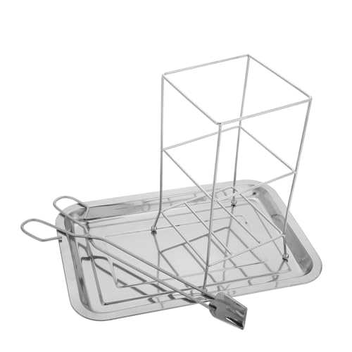 Alipis Palettenregal aus Edelstahl rahmen taoistischer Gebetsstand Brenngestell aus Metall Verbrennungsofenschale taoistischer Brennstand Tablett Rostfreier Stahl Silver Alipis Palettenregal aus Edelstahl rahmen taoistischer Gebetsstand Brenngestell aus Metall Verbrennungsofenschale taoistischer Brennstand Tablett Rostfreier Stahl Silver von Alipis
