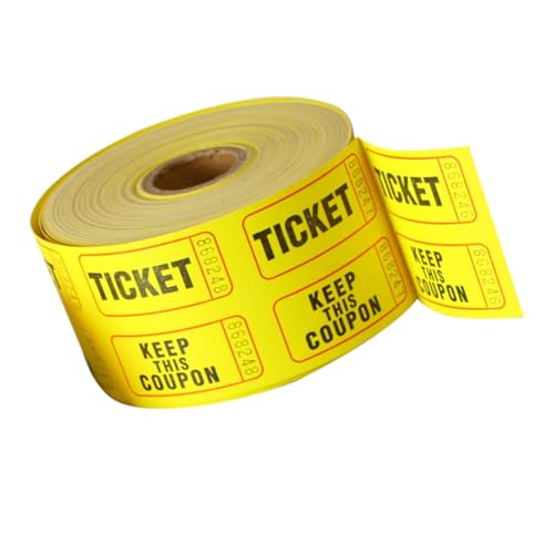 Alipis Papier Lose für Veranstaltungen Praktische Raffle Tickets Gelb für Lotteriemaschinen Abstimmungen und Spiele Alipis Papier Lose für Veranstaltungen Praktische Raffle Tickets Gelb für Lotteriemaschinen Abstimmungen und Spiele von Alipis