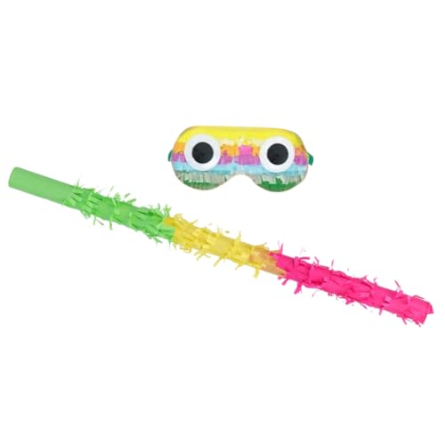 Alipis Pinata Stick mit Augenmaske Lustiges Partyzubehör für Geburtstagsfeiern Geeignet für Erwachsene für Pinata Spiel und Süßigkeitenverteilung Alipis Pinata Stick mit Augenmaske Lustiges Partyzubehör für Geburtstagsfeiern Geeignet für Erwachsene für Pinata Spiel und Süßigkeitenverteilung von Alipis