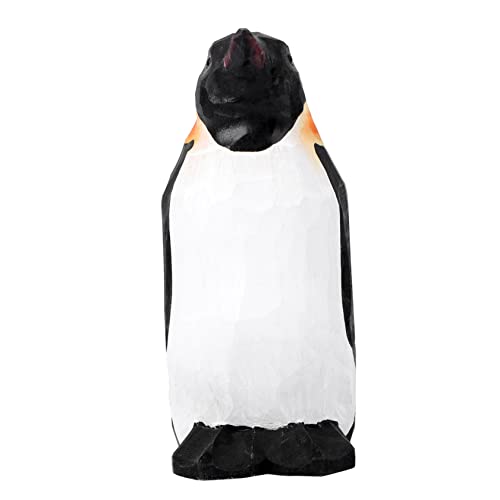 Alipis Pinguin Dekofigur Aus Holz Pinguin-Spielzeug Schwarz Raumdeko-Accessoire von Alipis