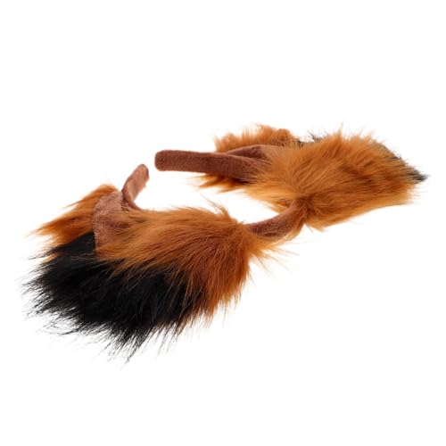 Alipis Plüsch Fuchsohren Stirnband Elastisches Haarband Weiches Japanisch Inspiriertes Design Kuscheliges Party Accessoire Für Frauen und Mädchen Cosplay Halloween von Alipis