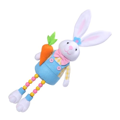 Alipis Plüschhase Osterdekoration Karotten Design Weicher Stoffhase Osterhase Dekofigur Niedliche Hasenfigur für Tischdeko Ostern Party und von Alipis