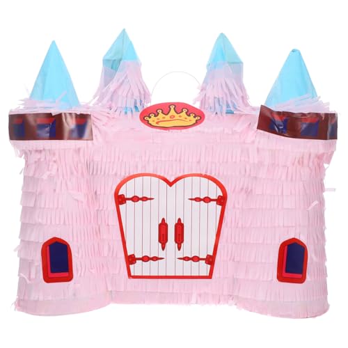 Alipis Prinzessinnen Schloss Piñata Für Kindergeburtstag Dekorative Hängende üßigkeiten Piñata Für ädchen Ideal Für Prinzessinnen Themenfeiern von Alipis
