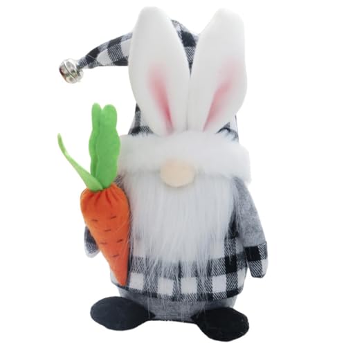 Alipis Puppe mit Karottenmotiv Handgefertigte Dekoration für Ostern und Fröhliche Feste Langlebiges Design aus Hochwertigem Material Niedliche Dekofigur für Garten zur Osterzeit Alipis Puppe mit Karottenmotiv Handgefertigte Dekoration für Ostern und Fröhliche Feste Langlebiges Design aus Hochwertigem Material Niedliche Dekofigur für Garten zur Osterzeit von Alipis