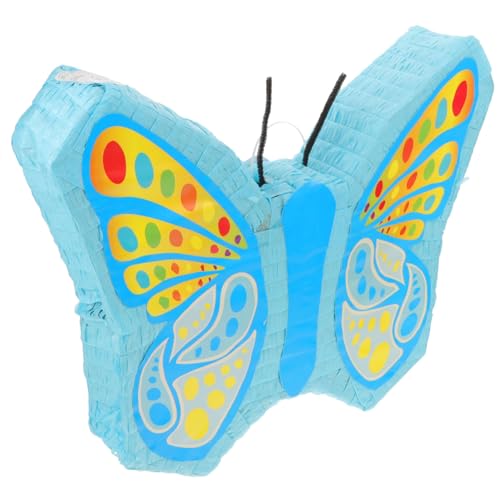 Alipis Schmetterlings-Pinata Partyzubehör Schmetterlingsdekoration dekorative Pinata Pinata-Anhänger aus Frühlingsdekor Partyschmuck Süßigkeiten-Piñata dreidimensional Requisiten Karton von Alipis