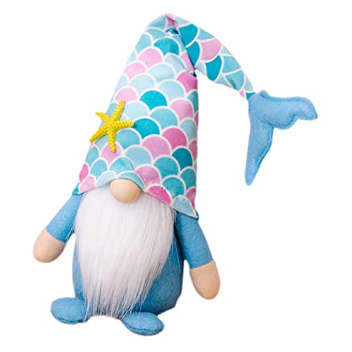 Alipis Sommerliche Meerjungfrau GNOME Puppe Handgefertigte Nautische Dekoration für Tisch und Party für Luau Geburtstagsfeiern und Strandpartys Alipis Sommerliche Meerjungfrau GNOME Puppe Handgefertigte Nautische Dekoration für Tisch und Party für Luau Geburtstagsfeiern und Strandpartys von Alipis