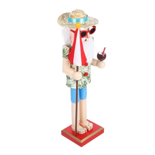 Alipis Sommerlicher Beach Santa Holz Holzfigur Dekoration Weihnachtsornament für Tischregal Urlaub Wohnzimmer Alipis Sommerlicher Beach Santa Holz Holzfigur Dekoration Weihnachtsornament für Tischregal Urlaub Wohnzimmer von Alipis