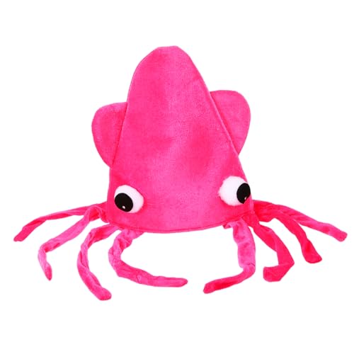 Alipis Squid Hat aus Velours Lustiger Kopfputz für Partys Tänze und Aufführungen Einzigartiges Accessoire für Erwachsene mit Auffälligem Design für Karneval und Mottopartys Alipis Squid Hat aus Velours Lustiger Kopfputz für Partys Tänze und Aufführungen Einzigartiges Accessoire für Erwachsene mit Auffälligem Design für Karneval und Mottopartys von Alipis