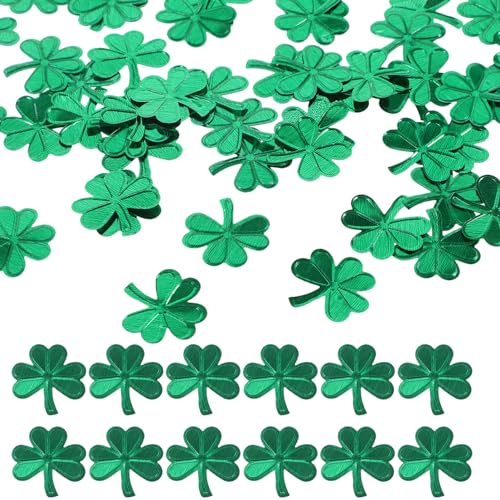 Alipis St. Patricks Day Tischkonfetti 1 Beutel Kleeblatt Irische Glückspailletten Glückliches Irisches Partykonfetti Für St. Patricks Party Geburtstag Babyparty Dekorationen von Alipis