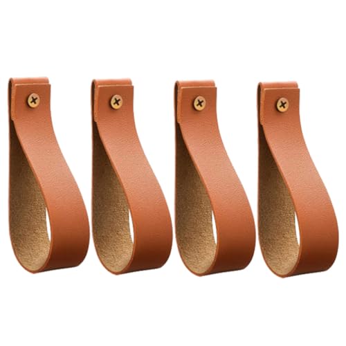 Alipis Stil 4er-Pack Kleiderbügel Handtuchhaken Wandhalterung Lederband Für Badezimmer Küche Schlafzimmer Alipis Stil 4er-Pack Kleiderbügel Handtuchhaken Wandhalterung Lederband Für Badezimmer Küche Schlafzimmer von Alipis