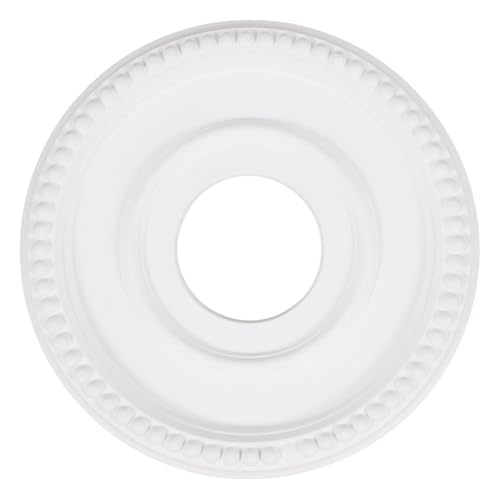 Alipis Stylisches Deckenmedaillon aus PU Dekorative Abdeckung für Deckenventilatoren und Hängelampen Robuste Konstruktion für Langlebigen Einsatz Einfache Installation für Zuhause von Alipis