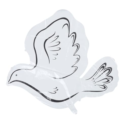 Alipis Taubenballon Aus Aluminiumfolie Weißer Friedenstaube Ballon Für Hochzeiten Und Partys Für Feierlichkeiten Und Fotoaufnahmen von Alipis