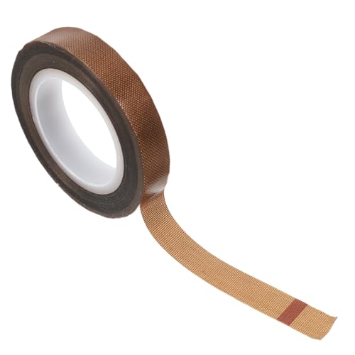 Alipis Teflonband Wärmeübertragungsband Wärmeband Heizband für Sublimation hitzebeständiges klebeband wiederverwendbares klebeband PTFE-Bänder Hochtemperaturband Glasfaser Light Brown Alipis Teflonband Wärmeübertragungsband Wärmeband Heizband für Sublimation hitzebeständiges klebeband wiederverwendbares klebeband PTFE-Bänder Hochtemperaturband Glasfaser Light Brown von Alipis