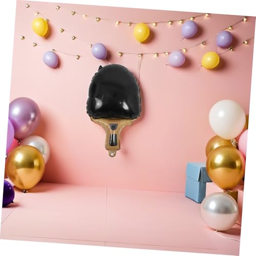 Alipis Teiliges Tischtennis Ballon Party Deko für Jungen Robuste Folien Schläger und Weiße Bälle Sportliches Motto für Geburtstag Shower Wettkampf und Festliche Events von Alipis
