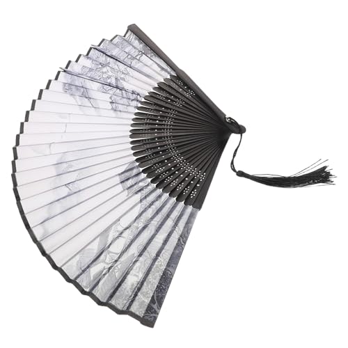 Alipis Traditioneller Chinesischer Handfächer: Faltbarer Seidenfächer Mit Quasten Für Frauen, Ideal Als Hochzeitsdekoration, Partygeschenk, Kirchenveranstaltungen, Tanzen von Alipis