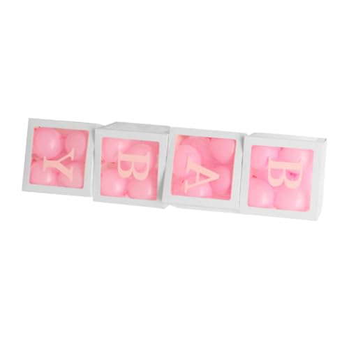 Alipis Transparente Ballonboxen aus Stabilem mit Robuste Aufbewahrung für Babyparty Geburtstags und Hochzeitsdekoration Vielseitig Verwendbar für Gender Reveal Shower und Feier von Alipis