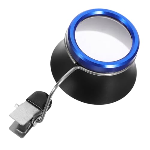 Alipis Uhrmacherlupe mit Klemme Hochauflösendes Kristallklare Vergrößerung für Schmuck und Elektronikreparaturen Verstellbarer Stand für Präzise Detailansicht von Alipis