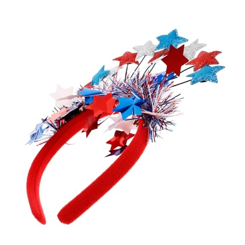 Alipis Unabhängigkeitstag Stirnband Stern Haarreif Patrioten Party Haarschmuck Leichtes Material Dekoratives Zubehör für Feier und Veteranentag Alipis Unabhängigkeitstag Stirnband Stern Haarreif Patrioten Party Haarschmuck Leichtes Material Dekoratives Zubehör für Feier und Veteranentag von Alipis