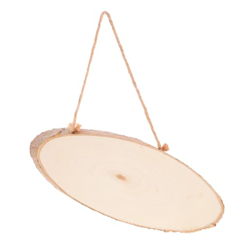 Alipis Unlackiertes Holzschild zum Basteln Kleines DIY Holzschild aus Robustem Holz Blanko Holzplatte für Ladenbeschriftung Handbeschriftbar Dekoratives Holzbrett für Geschäft von Alipis