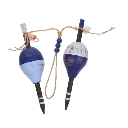 Alipis Vintage Nautical Wooden Buoy Wanddekoration mit Juteseil Mediterranes Küstenstil Wandornament für Wohnzimmer und Handgefertigtes Wandbild von Alipis