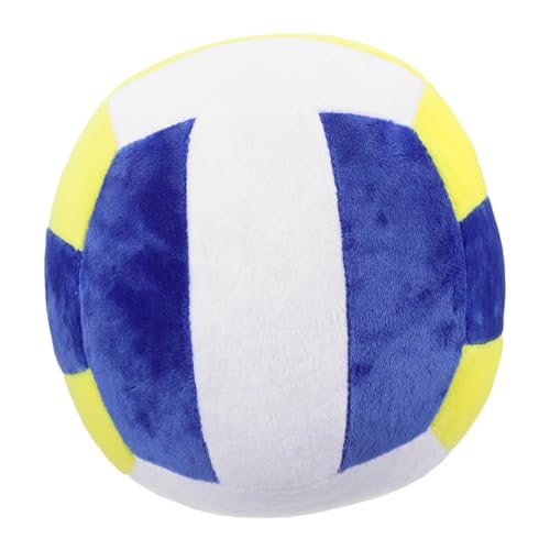 Alipis Volleyball Plüschkissen Flauschiges Sportkissen Kuscheliges Dekokissen für Volleyballfans Weicher Samtstoff Detailgetreu Vielseitig als und Wohnaccessoire von Alipis