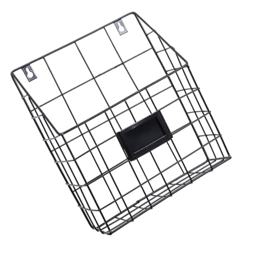 Alipis Wandmontierter Metall Zeitschriftenhalter Vertikaler Organizer Platzsparend für Büro Eingangsbereich Stilvolles Design Einfache Zugänglichkeit von Alipis